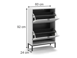 Vicco Basculante de sapatos 60x24x92 eliza^ Móvel De Arrumação|Sapateira