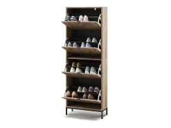 Vicco Basculante de sapatos carvalho viking 60x24x168 eliza^ Móvel De Arrumação|Sapateira