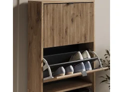 Vicco Basculante de sapatos carvalho viking 60x24x168 eliza^ Móvel De Arrumação|Sapateira