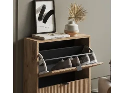 Outlet Vicco Basculante de sapatos carvalho viking 60x24x92 eliza Natural escuro