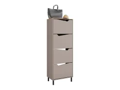 Móvel De Arrumação|Sapateira|Vicco Basculante de sapatos carvalho verde/artesanato 60x38x167.4 marelle Taupe