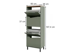 Best Vicco Basculante de sapatos grün/artisan 60x38x167.4 marelle Verde