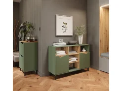 Vicco Basculante de sapatos grün/artisan 60x38x91.6 marelle^ Móvel De Arrumação|Sapateira