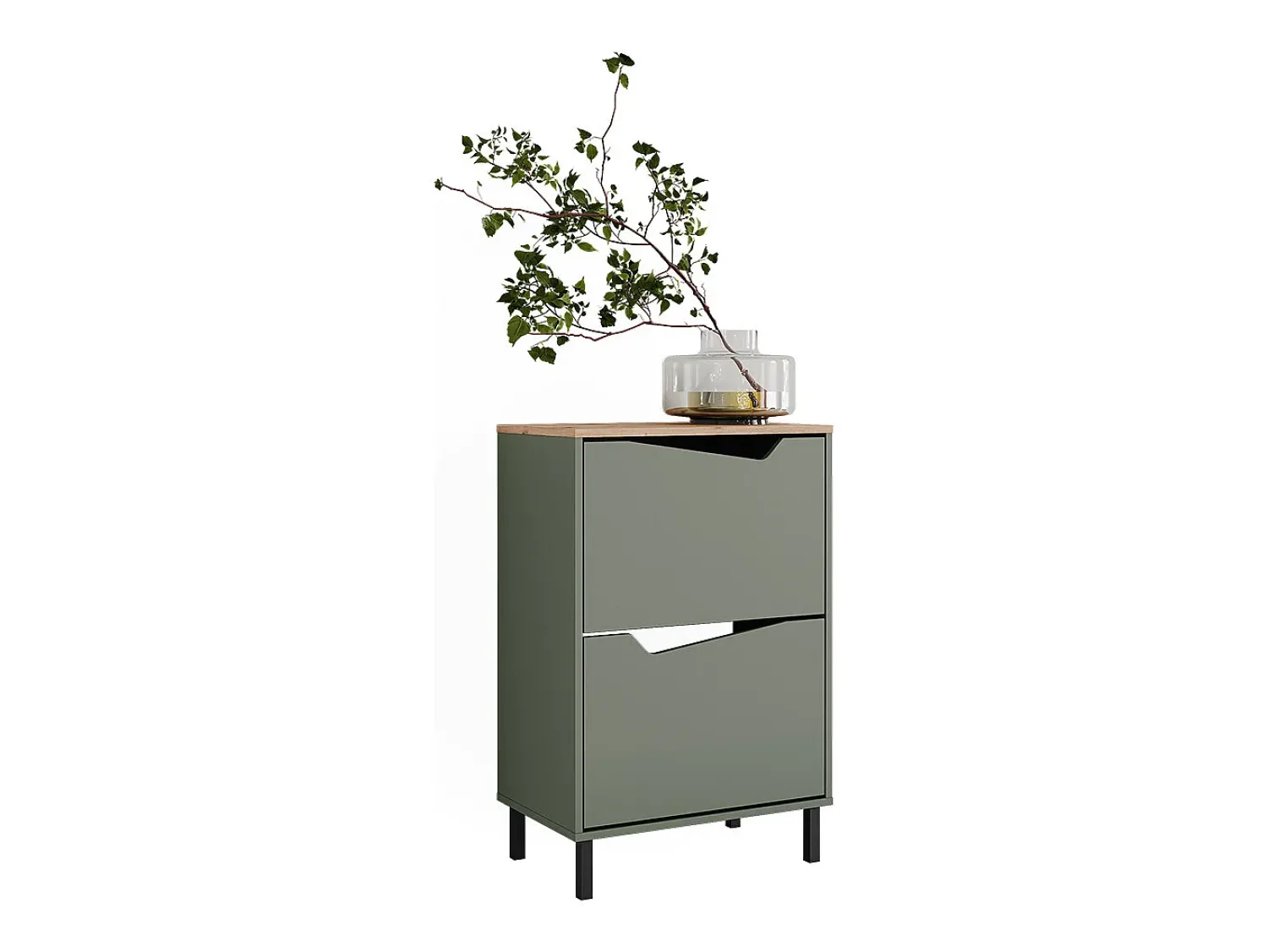 Vicco Basculante de sapatos grün/artisan 60x38x91.6 marelle^ Móvel De Arrumação|Sapateira