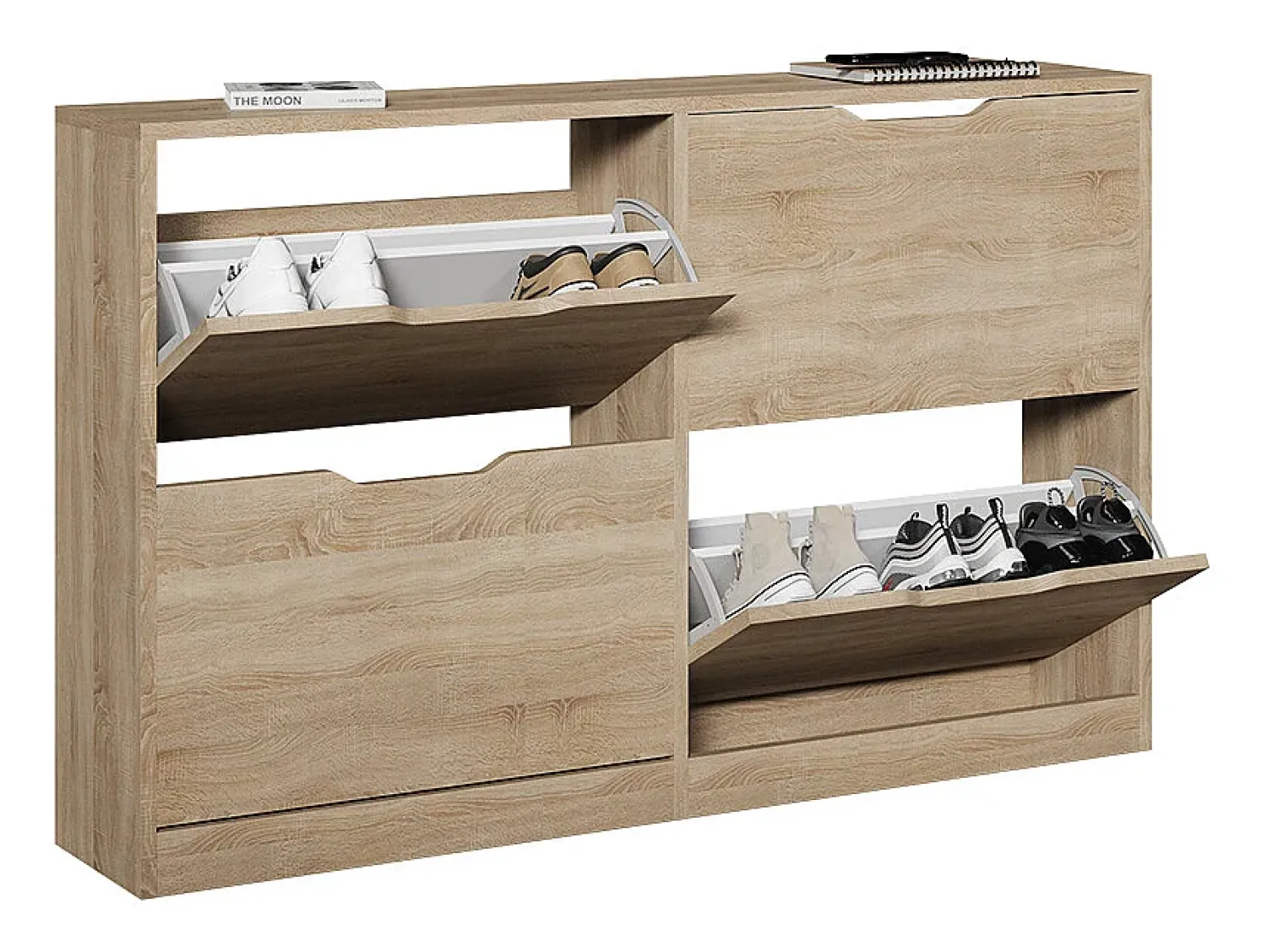 Móvel De Arrumação|Sapateira*Vicco Basculante de sapatos sonoma 116.6x22x72.5 luca Natural claro