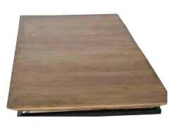 Mesa De Centro*Giner y colomer Base da mesa em madeira de mangue e metal. Castanho