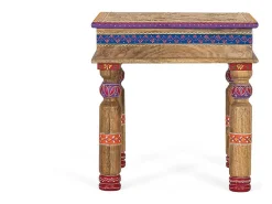 Mesa De Centro*Giner y colomer Base da mesa em manguier com detalhes minuciosos no principal Multicor
