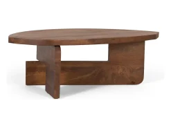 New Giner y colomer Base de mesa em madeira de mangue Castanho