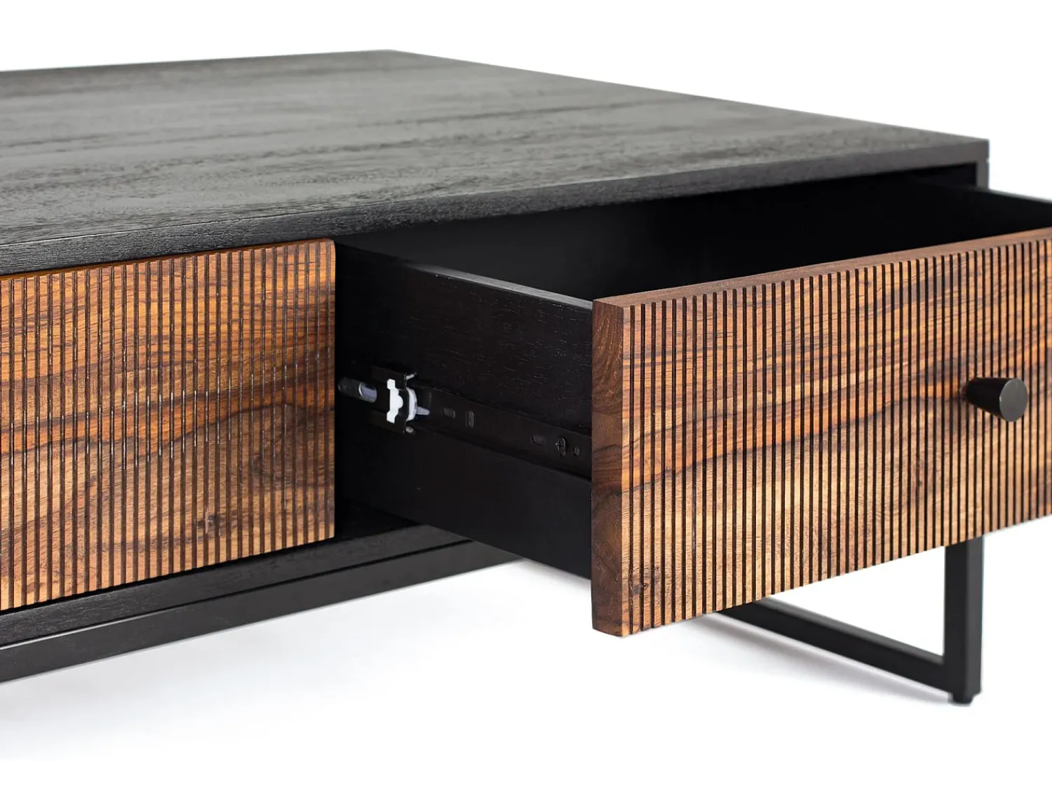 Clearance Giner y colomer Base de mesa madeira palissandre e manguier com metal Multicor