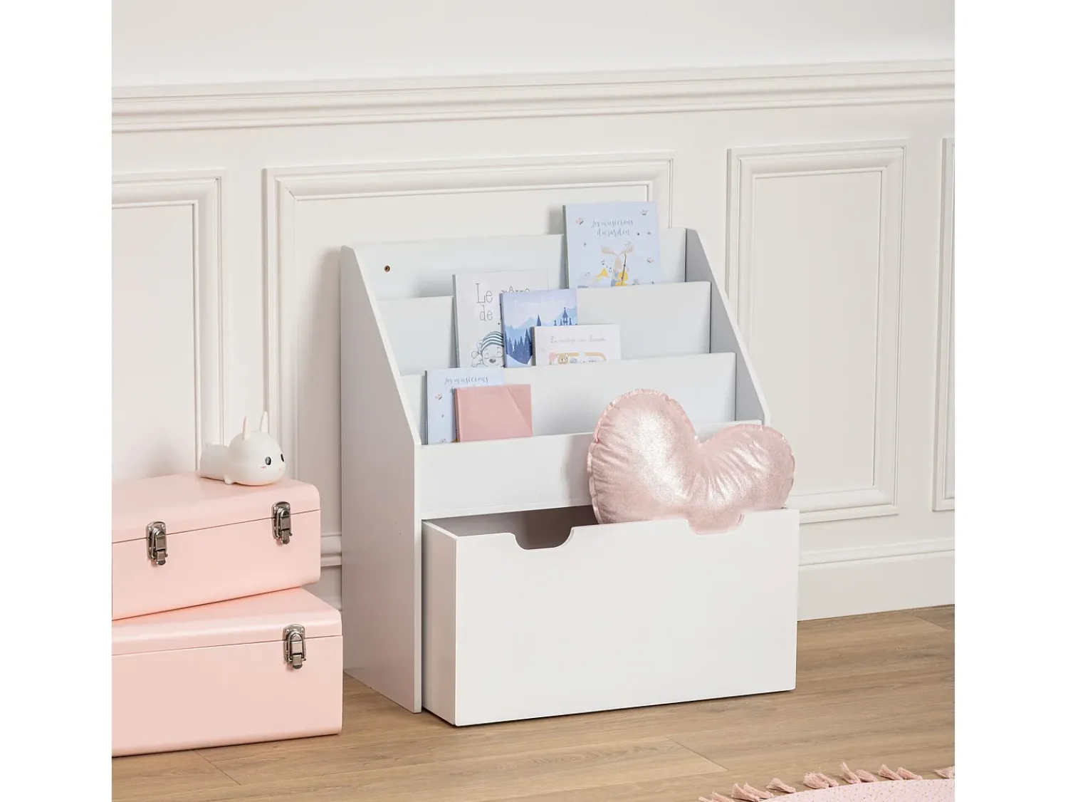 Outlet Atmosphera Bazar biblioteca 62,5x70x30cm Branco