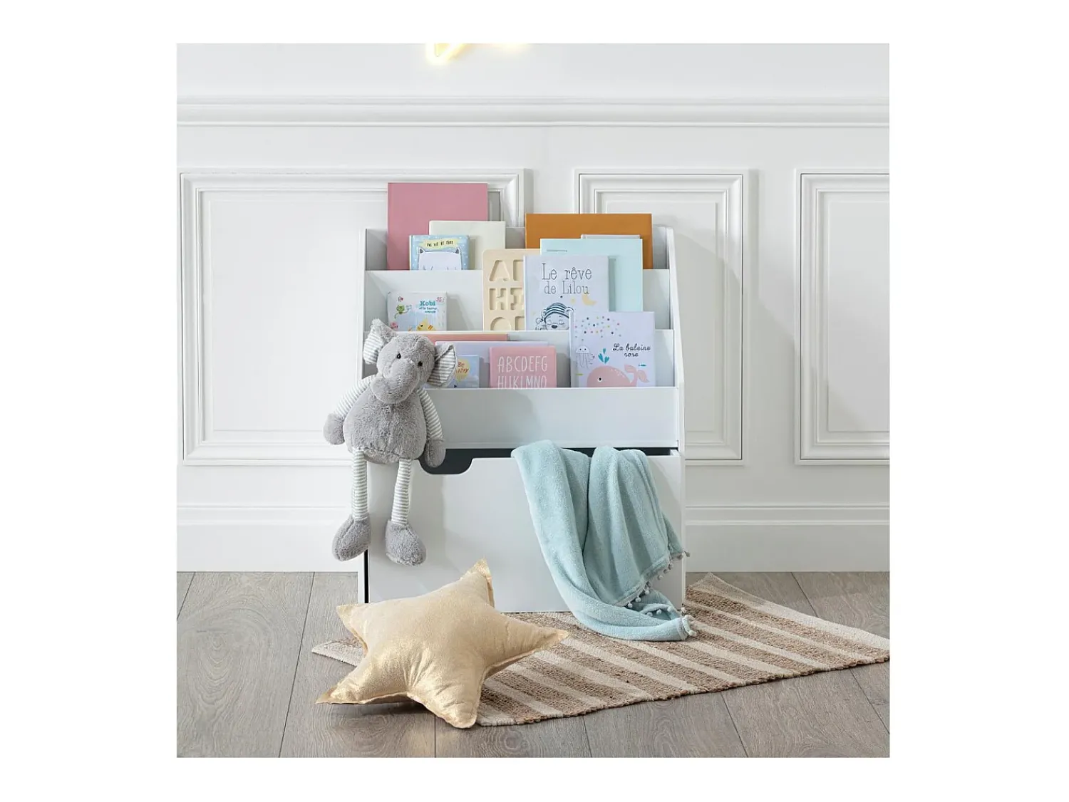 Outlet Atmosphera Bazar biblioteca 62,5x70x30cm Branco