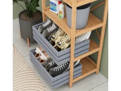 Prateleira*Vicco Bücherregal bambu 48.3x35.5x114 novaro Natural claro