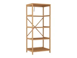 Prateleira*Vicco Bücherregal bambu 48.3x35.5x114 novaro Natural claro