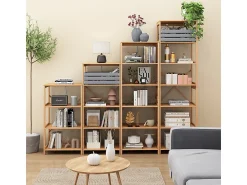 Vicco Bücherregal bambu 48.3x35.5x140.3 novaro^ Prateleira