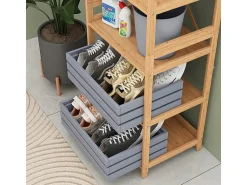 Vicco Bücherregal bambu 48.3x35.5x140.3 novaro^ Prateleira