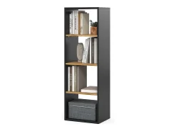 Prateleira*Vicco Bücherregal carvalho antracite/goldkraft 40x30x120 tomy Cinza antracite