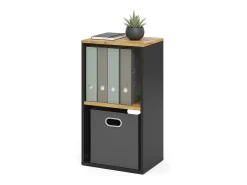 Vicco Bücherregal carvalho antracite/goldkraft 40x30x74 tomy^ Prateleira