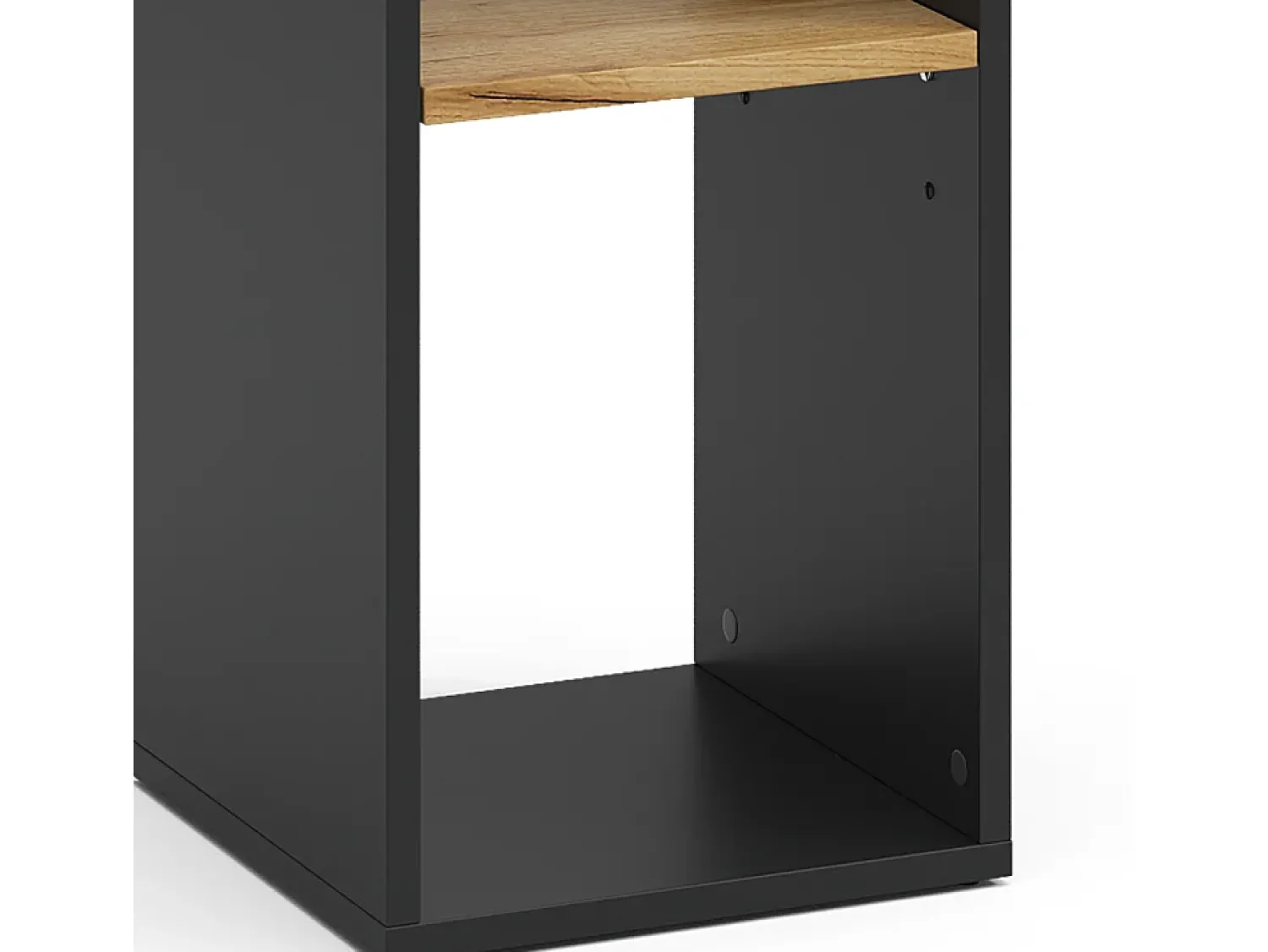 Prateleira*Vicco Bücherregal carvalho antracite/goldkraft 30x30x74 tomy Cinza antracite