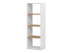 Prateleira*Vicco Bücherregal carvalho branco/dourado 40x30x120 tomy Natural escuro
