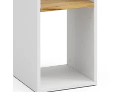 Prateleira|Vicco Bücherregal carvalho branco/dourado 30x30x74 tomy Natural escuro