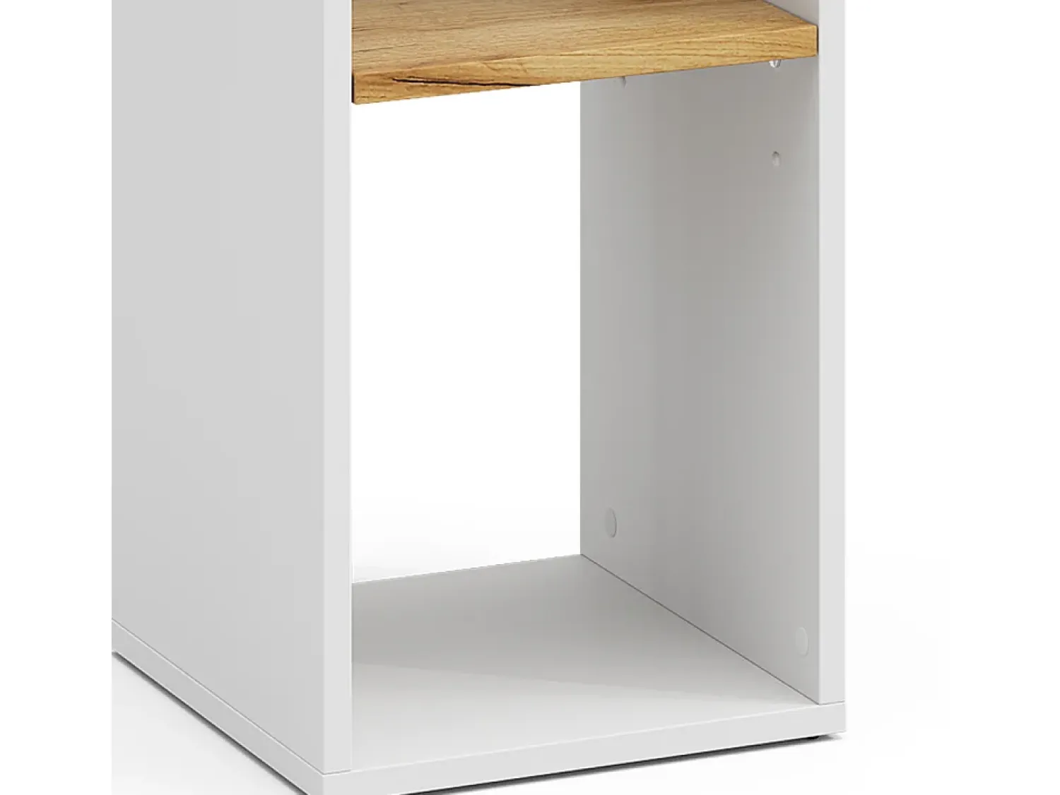 Prateleira|Vicco Bücherregal carvalho branco/dourado 30x30x74 tomy Natural escuro