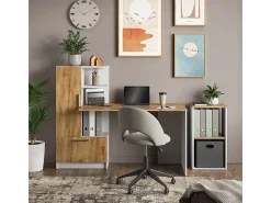 Vicco Bücherregal carvalho branco/dourado 40x30x74 tomy^ Prateleira