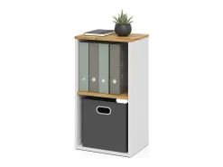 Vicco Bücherregal carvalho branco/dourado 40x30x74 tomy^ Prateleira