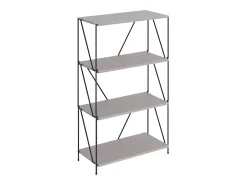 Vicco Bücherregal cinza-bege/preto 60x30x102.5 ravix^ Prateleira