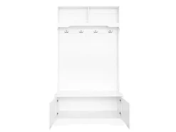 Clearance ModernLuxe Bengaleiro - 4 ganchos e 4 compartimentos - Branco