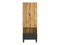 Discount ModernLuxe Bengaleiro com gaveta e compartimento - com varão - Natural Natural claro
