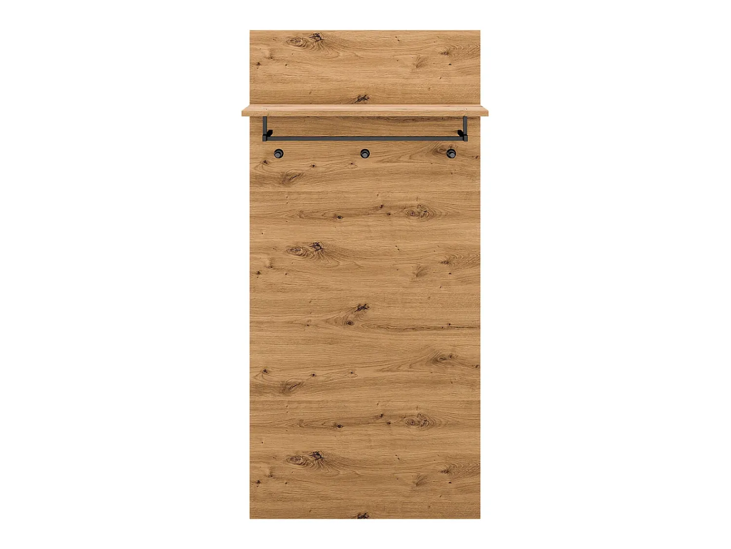 Cabide De Pé*Petits-Meubles Bengaleiro de parede 3 ganchos 1 prateleira Liora Wood Natural claro