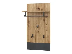 Cabide De Pé*Vicco Bengaleiro de parede antracite 44x25.6x83 selena Cinza antracite