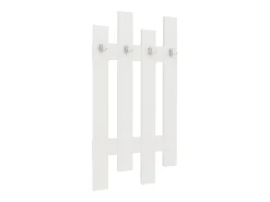 Cabide De Pé* Bengaleiro de pau com ripas, , 100 x 60 cm Branco