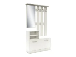 Móvel De Arrumação|Sapateira* Bengaleiro Lyon, , C 85 x L 24 x A 180 cm Branco