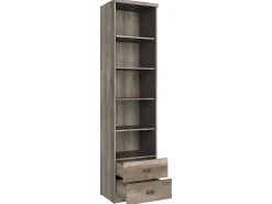 Online Petits-Meubles Biblioteca 2 gavetas Abel madeira e 205cm Cinzento