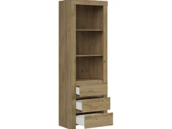 Biblioteca*Petits-Meubles Biblioteca 3 gavetas Hella madeira 203cm Natural claro