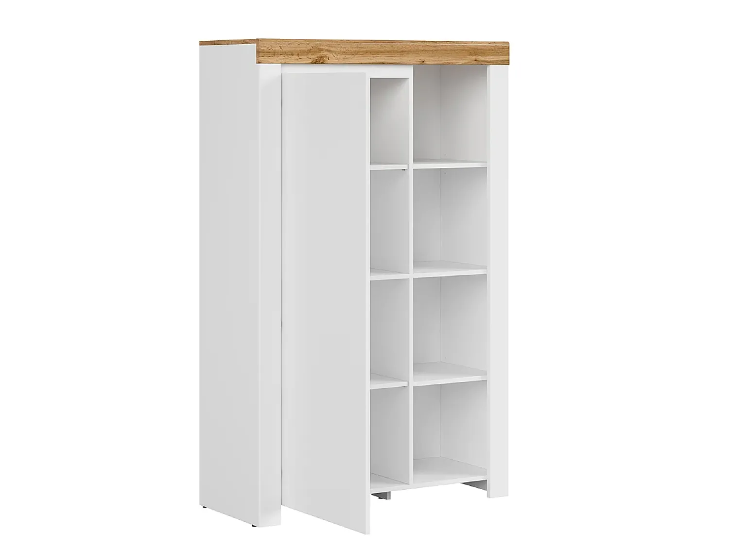 Petits-Meubles Biblioteca 1 porta Hella e madeira 157cm^ Biblioteca