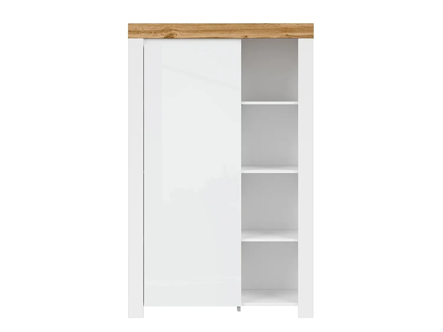 Petits-Meubles Biblioteca 1 porta Hella e madeira 157cm^ Biblioteca