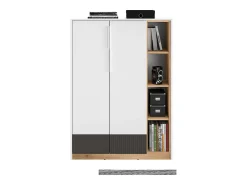 Biblioteca|Petits-Meubles Biblioteca 2 portas 1 gaveta Ronan 140cm Branco