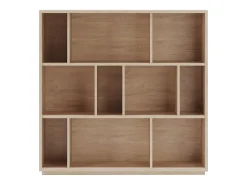 Sale Herdasa Biblioteca 3 prateleiras - A117cm x C119cm x P32cm carvalho - Nack Natural claro