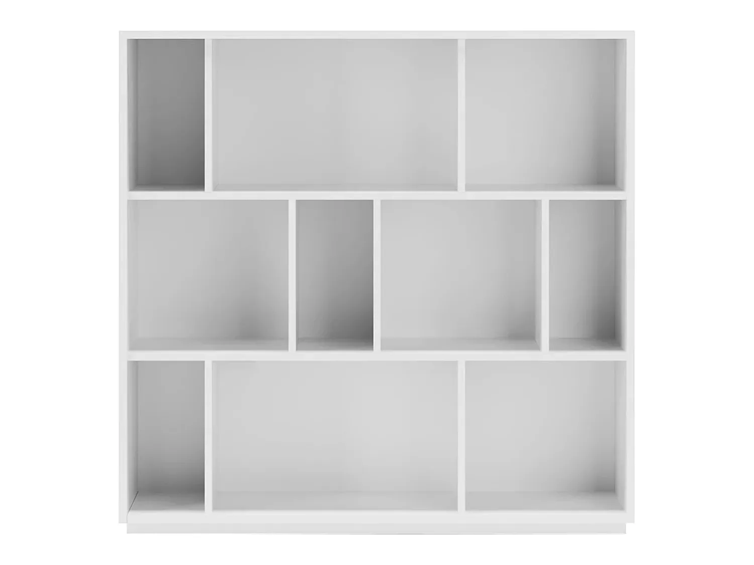 Herdasa Biblioteca 3 prateleiras - A117cm x C119cm x P32cm - Nack^ Biblioteca
