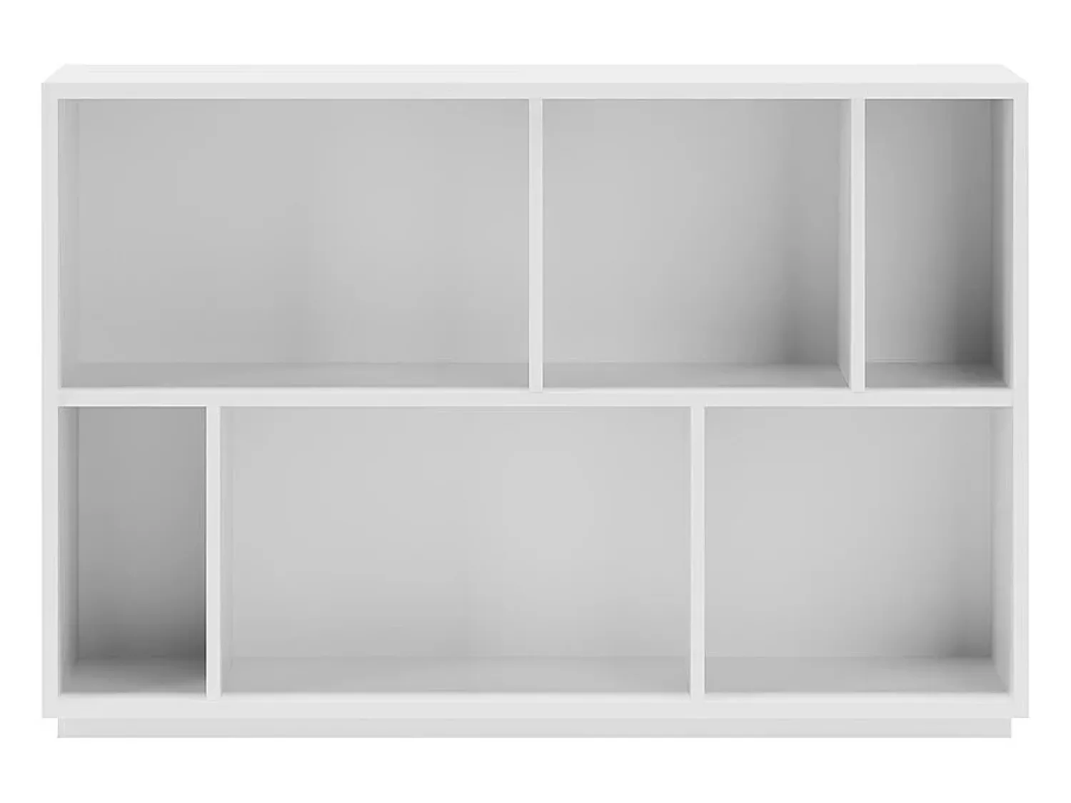 Herdasa Biblioteca 2 prateleiras - A80cm x C119cm x P32cm - Nack Branco