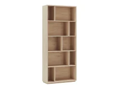 Herdasa Biblioteca 5 prateleiras - A191cm x C80cm x P32cm carvalho - Nack^ Biblioteca