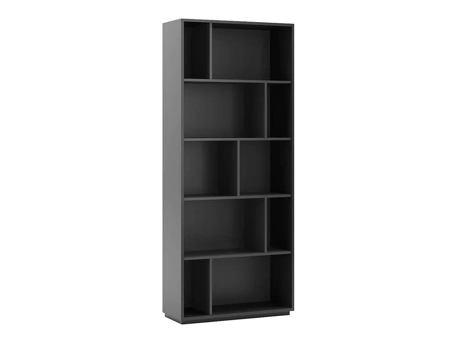 Biblioteca|Herdasa Biblioteca 5 prateleiras - A191cm x C80cm x P32cm antracite - Nack Cinza antracite