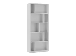 Outlet Herdasa Biblioteca 5 prateleiras - A191cm x C80cm x P32cm - Nack Branco