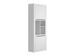 Vente-unique Biblioteca com 2 portas e 3 nichos - C68,5 x L29,9 x A175,5 cm - Cor: - EVAN^ Biblioteca