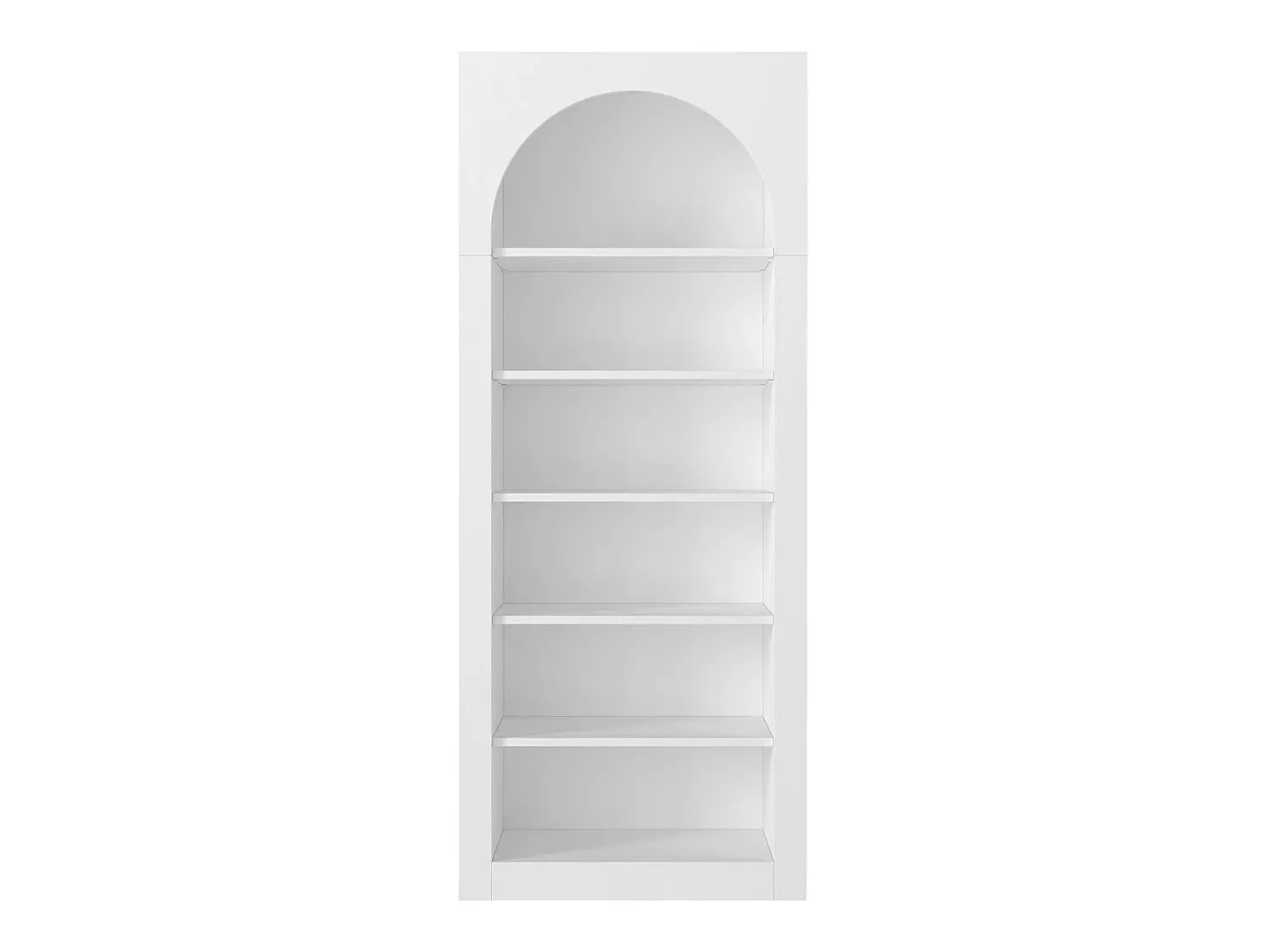 Biblioteca|Vente-unique Biblioteca contemporânea com 6 nichos - CYMORA Branco