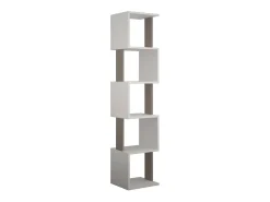 Dmora Biblioteca Dadjapon, PrateleiraEscritório, porta-livros móvel, biblioteca, 35x30h161 cm, e tortora^ Prateleira