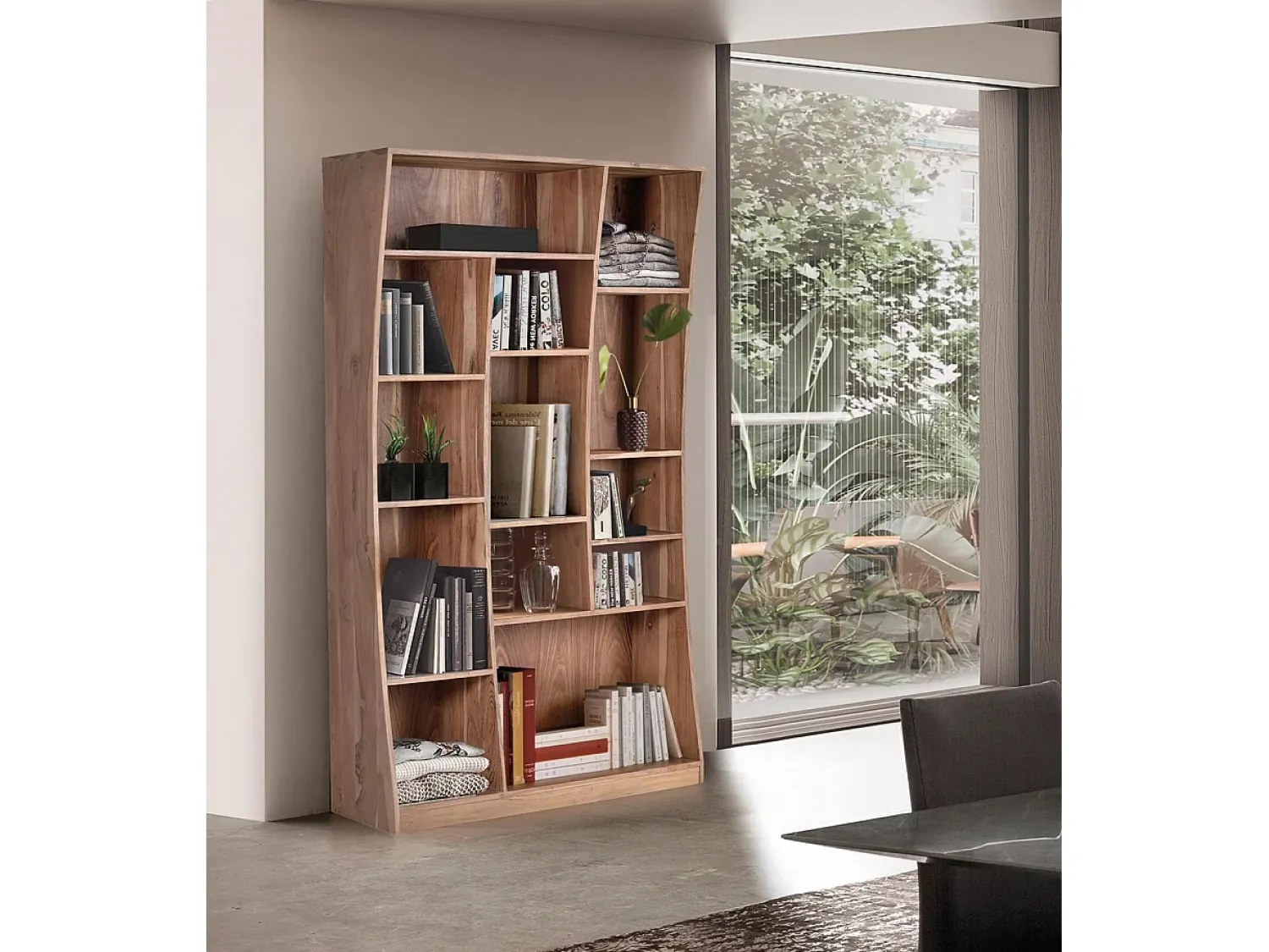 Biblioteca|Giner y colomer Biblioteca em manjedoura marrom 2 metros Castanho