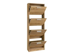 Discount Loft24 Bill | Sapateira com 4 Abas em Carvalho Natural claro